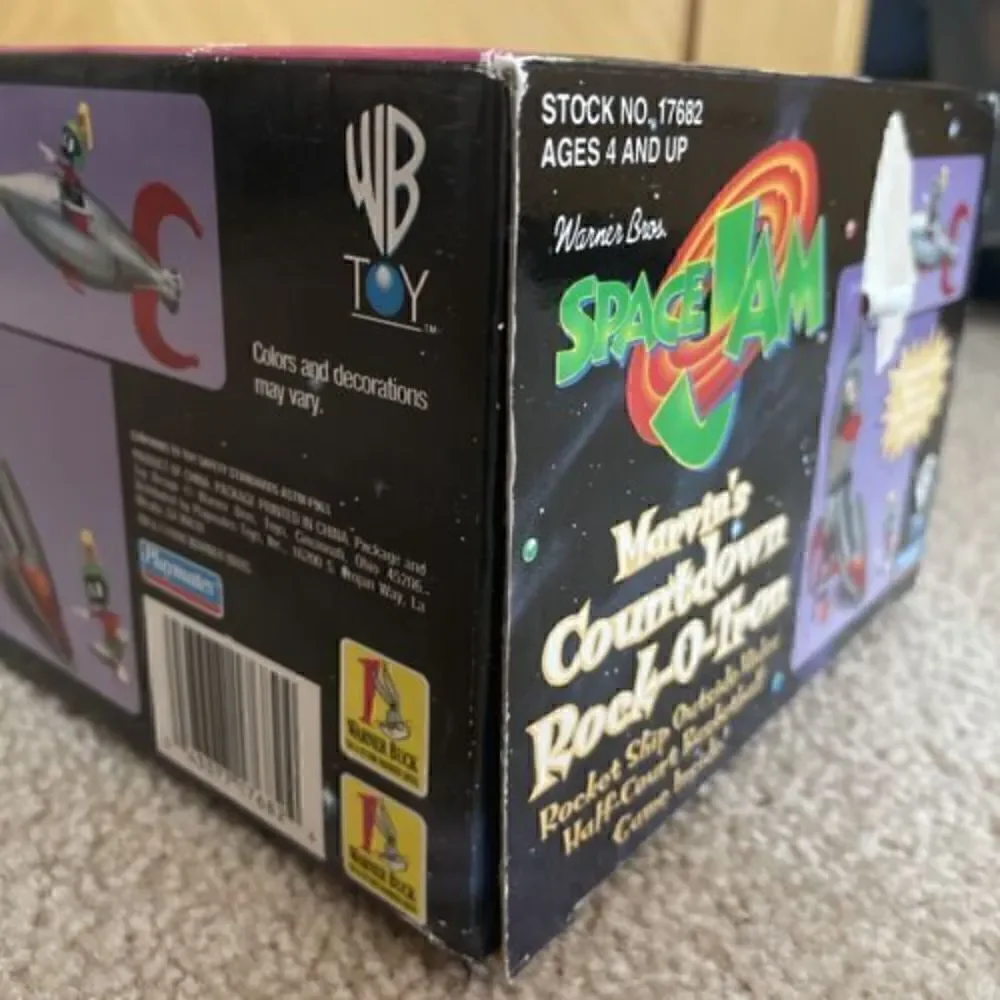 1996 PLAYMATES SPACE JAM - MARVIN’S COUNTDOWN ROCK-O-TRON PLAYSET - NEW In Box